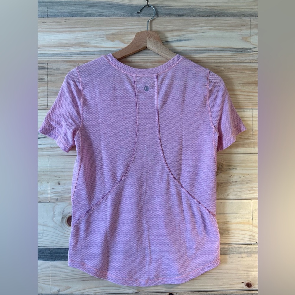 lululemon athletica Light Pink Short Sleeve Tee